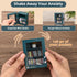 Pawnoc 60 Anxiety Bookshelf Gift, with Mini Books, Plant Flowers, and Tweezers, Shakeable Mini Library for Stress