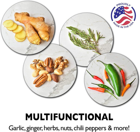 Nextrend Garlic Twister 4th Generation, 3-5 Clove Capacity, Dishwasher-safe, BPA-Free, Clear