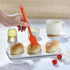 4PCS Silicone Basting Pastry Brush, MONGSEW Heat Resistant Food Brush for BBQ, Baking, Kitchen Cooking