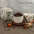 12oz Ceramic Coffee Mug, Unique Novelty Teacup with Large Handle, Stoneware for Tea, Mocha, Latte, Gift
