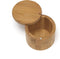 Lipper International Bamboo Wood Salt or Spice Box with Swivel Cover, 3-1/2" x 2-3/4"