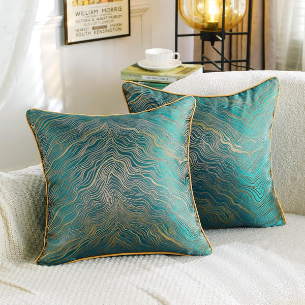 HPUK Throw Pillow Covers 18x18 Set of 2, Accent Cushion Covers for