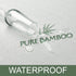 Queen Mattress Protector by PURE BAMBOO, Waterproof, Breathable, Noiseless Cover