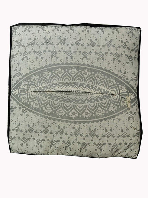 24" Large Round seat Floor Cushion Chair Ottoman Cover Pouf Pillow Meditation Floor Cushions for Adults Seating pouffe