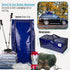 VENO 8 Pack Moving Bags with Backpack Straps, Storage Bins & Packing Supplies (Blue, 8 Pack)