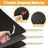 Heat Resistant Mat for Air Fryer, 16 x 24in Heat Resistant Mat for Countertop, Fireproof Silicone Countertop Protector Appliance Slider Mat for Air Fryer, Coffee Maker, Toaster, Oven (Black) by Amerbro