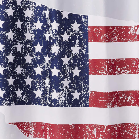SKL Home Patriotic 4th of July American Pride Shower Curtain, 70" x 72", Multi-Color