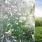 rabbitgoo Decorative Stained Glass Window Film, Sun Blocking Window Clings, Renter-Friendly Static Cling, Rainbow Tulip
