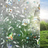 rabbitgoo Decorative Stained Glass Window Film, Sun Blocking Window Clings, Renter-Friendly Static Cling, Rainbow Tulip