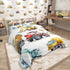 Set Set Erosebridal Kids Excavator Comforter Twin Size, Retro Truck Down Comforter for Boys Girls Teens, Tractor