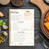 snootion Recipe Book - A5 Personal Blank Recipe Notebook to Write in Your Own Recipes, Spiral Twin-Wire Binding, 100gsm