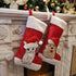 WEWILL 20'' Cute Cat Christmas Stockings, Embroidered Xmas Socks Holiday Party Gift