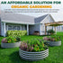 2x2x1 Pack 2, Utopia Home Galvanized Raised Garden Bed Kit Ft, Planter Box Round Raised Garden Beds Outdoor, Easy