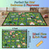 2.5x4 Kids Car Rug Play Mat Feet City Life Road Traffic Carpet for Bedroom Playroom Non Slip Backing Washable Floor Mat