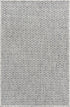 Unique Loom Collection Casual Transitional Solid Heathered Indoor/Outdoor Flatweave Area Rug (Light Gray/Ivory)