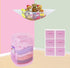 Simple Houseware Mesh Pop-Up Laundry Hamper Basket with Side Pocket, Pink - 2 Pack