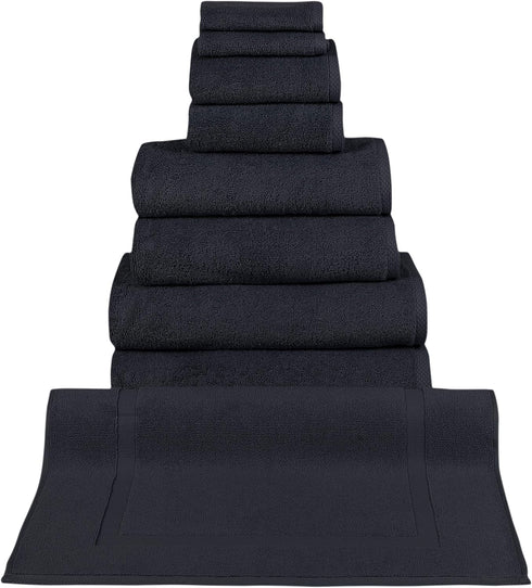 9 Set, 100% 2 2 2 2 1 Classic Turkish Towels CTT - Piece Premium Towel Turkish Cotton, Highly Absorbent & Comfy