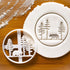 Set of 2 Forest Animal Cookie Cutters, Moose and Bear Designs, 2 Pieces - Bakerlogy