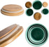DII Kitchen Accessories Retro Collection, 3 Piece Ceramics Canister Set, Aqua