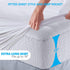 PlushDeluxe King Size Premium Bamboo Mattress Protector - Waterproof, Ultra Soft, Breathable, Noiseless