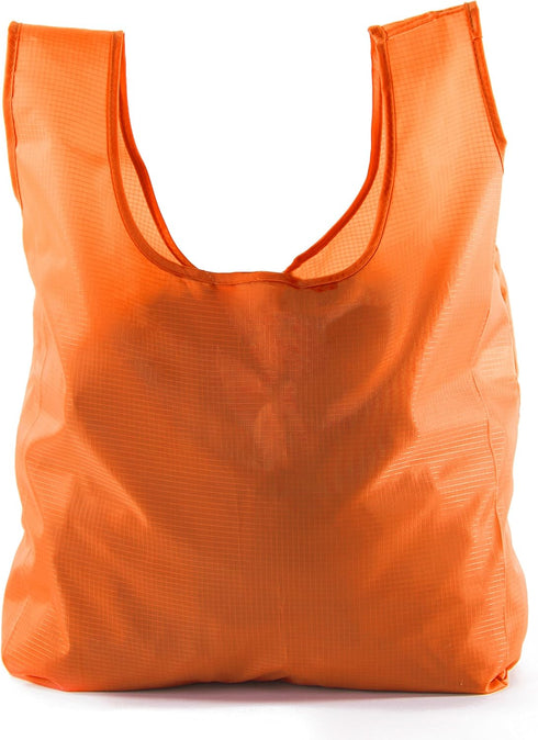 Foldable Reusable Grocery Bags with Integrated Pouch
