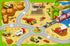 Booooom Jackson Kids Construction Site Play Rug Non-Slip Construction Vehicles Play Mat