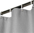 AooHome 75 Inch Long Shower Curtain, 72" Width, Durable Polyester Bathroom Curtain with Waffle Weave Plaid Design