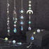 Ysleen 10 Pcs Colorful Crystals Suncatcher Hanging Sun Catcher for Window with Chain Pendant Ornament Garden Prism