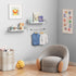 Set 2) Forbena White Floating Shelves for Bathroom Organizer Over Toilet, Bathroom Shelves Wall Mounted with Towel