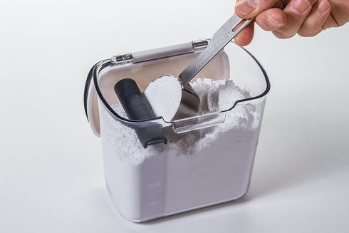Progressive ProKeeper Airtight Powdered Sugar Storage Container - 1.4 Quart, Grey