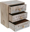CoTa Global Driftwood 3 Drawer Storage Organizer, 3-Tier Wood Organizer for Bathroom, Office, and Vanity - 10.5 Inches