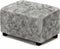 ANARACHON Leather Like Ottoman Cover, Stretch Small/Large Square Ottoman Covers, Rectangular Ottoman