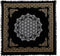 Indian Consigners Altar Cloth, Flower of Life Witchcraft Alter Tarot Spread Top Cloth, 18 by 18 Spiritual Design