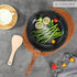 ESLITE LIFE Nonstick Ceramic Frying Pan Skillet, 8'' (Black), Non-Toxic, Compatible with All Stovetops, PTFE & PFOA Free