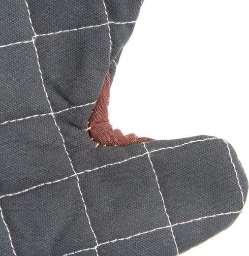 BestGuard Commercial Heat Protection Oven Mitts by Carlisle FoodService Products, 24" Length, Black, Up to 450° F (Pair)