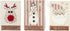 Mud Pie Christmas Appliqué Towel, Santa Design, 21" x 14"