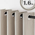 jinchan Blackout Linen Textured Curtain, 84 Inches Long, Thermal Insulated Grommet Top Window Drape for Bedroom