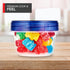 Stock Your Home 4oz Plastic Containers - 6 Pack Small Freezer Containers with Twist Top Lids for Leftover Food