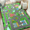 Play Rug for Playroom 59"x39", Kids Car Mat Town City Road Map
