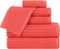 Superior 6 Piece Cotton Towel Set, Includes 2 Bath Towels, 2 Hand