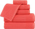Superior 6 Piece Cotton Towel Set, Includes 2 Bath Towels, 2 Hand