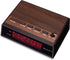 Westclox Retro Wood Style Easy To Read Super Bright Small Night Table Alarm Clock, 22690.