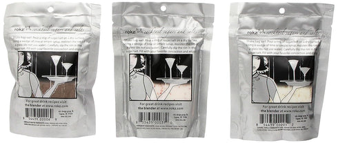 rimmers 3 rokz Winter Cocktail Sugars - drink in Peppermint, Chocolate & Caramel Vanilla, pk