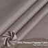 AooHome Shower Curtain Liner, Half Size 36x72 Inch, Solid with Hooks, Waterproof, Weighted Hem, Chocolate