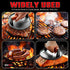 Set: 7 Set Grill Burger Press Premium Bacon Press Meat Press Cast Iron for Perfectly Griddle Seared Bacon | Burger