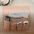 Waterproof Sofa Arm Caddy Tray Organizer Bag for Couch Chair, Tidy Storage Pocket for Remote, Phone, Snacks, Glasses