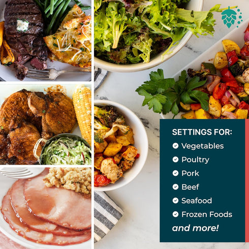 Cathy Yoder's Pine & Pepper Magnetic Air Fryer Temperature Chart & Cheat Sheet for Quick Reference