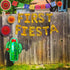 JeVenis Gold First Fiesta Birthday Decoration First Fiesta Balloons First Fiesta Backdrop First Fiesta High Chair