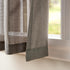 Exclusive Home Loha Linen Grommet Top Curtain Panel Pair, 54"x84", Black Pearl
