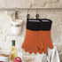uxcell Silicone Oven Mitts, Heat Resistant Gloves, Kitchen Hand Protection, Non-Slip Grip, 1 Pair, Orange